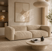 Sofa Martina 3-osobowa jasnobeżowa Micadoni