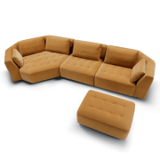 Sofa modułowa Cleo Classic Velvet Caramel Sits
