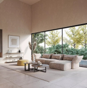 Sofa modułowa Comodo z szezlongiem Paul Rogers