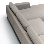 Sofa modułowa Domino King light Grey Sits