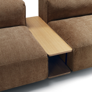 Sofa modułowa Edda ze stolikiem Bloom Teddy brown Sits