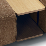 Sofa modułowa Edda ze stolikiem Bloom Teddy brown Sits