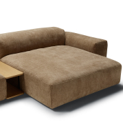 Sofa modułowa Edda ze stolikiem Bloom Teddy brown Sits