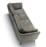 Sofa Mynta 3 osobowa szara Sits