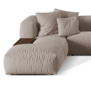 Sofa narożna modułowa Martina ciemnobeżowa Micadoni