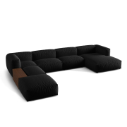 Sofa narożna modułowa Martina czarna Micadoni