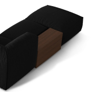 Sofa narożna modułowa Martina czarna Micadoni