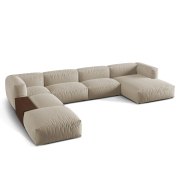 Sofa narożna modułowa Martina jasnobeżowa Micadoni