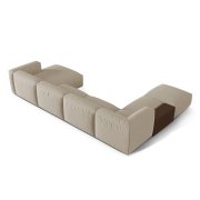 Sofa narożna modułowa Martina jasnobeżowa Micadoni