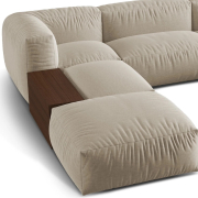 Sofa narożna modułowa Martina jasnobeżowa Micadoni