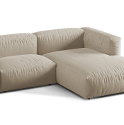 Sofa narożna modułowa Martina jasnobeżowa Micadoni