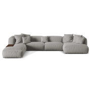 Sofa narożna modułowa Martina jasnoszara Micadoni