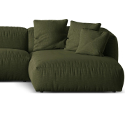 Sofa narożna modułowa Martina zielona Micadoni