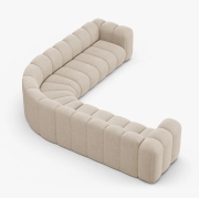 Sofa narożnikowa Lupine beżowa Micadoni