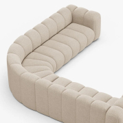 Sofa narożnikowa Lupine beżowa Micadoni