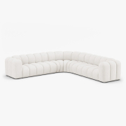 Sofa narożnikowa Lupine biała Micadoni
