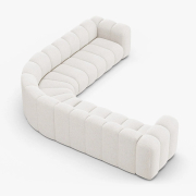 Sofa narożnikowa Lupine biała Micadoni
