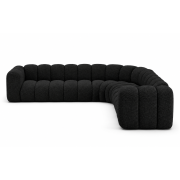 Sofa narożnikowa Lupine czarna Micadoni