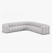 Sofa narożnikowa Lupine jasnoszara Micadoni