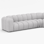 Sofa narożnikowa Lupine jasnoszara Micadoni