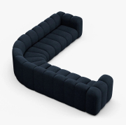 Sofa narożnikowa Lupine niebieska Micadoni