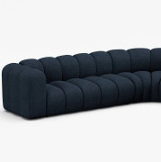 Sofa narożnikowa Lupine niebieska Micadoni