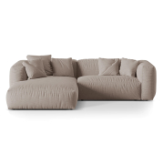 Sofa narożnikowa Martina ciemnobeżowa Micadoni