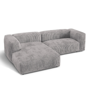 Sofa narożnikowa Martina jasnoszary sztruks Micadoni