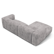 Sofa narożnikowa Martina jasnoszary sztruks Micadoni