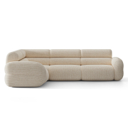 Sofa narożnikowa Neo beżowy szenil Micadoni
