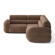Sofa narożnikowa Neo brązowy szenil Micadoni