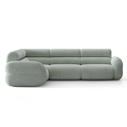 Sofa narożnikowa Neo niebieski szenil Micadoni