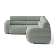 Sofa narożnikowa Neo niebieski szenil Micadoni