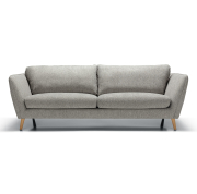 Sofa Stella 3 seater Snake Light Grey Sits