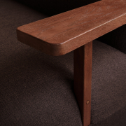 Sofa Toe z podłokietnikami brązowa 101 Copenhagen