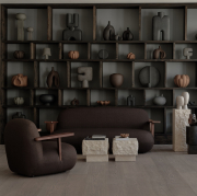 Sofa Toe z podłokietnikami brązowa 101 Copenhagen