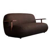 Sofa Toe z podłokietnikami brązowa 101 Copenhagen