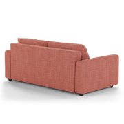 Sofa z funkcją spania David czerwona Micadoni