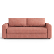Sofa z funkcją spania David czerwona Micadoni