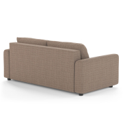 Sofa z funkcją spania David jasnobrązowa Micadoni