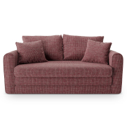 Sofa z funkcją spania Lido czerwona Micadoni