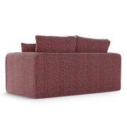 Sofa z funkcją spania Lido czerwona Micadoni