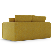 Sofa z funkcją spania Lido musztardowa Micadoni