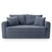 Sofa z funkcją spania Lido niebieska Micadoni
