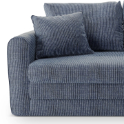 Sofa z funkcją spania Lido niebieska Micadoni
