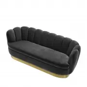 Sofa mirage ciemnoszara Eichholtz