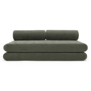 Sofa rozkładana Circlus Round Cushions Esina Olive Green innovation