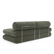 Sofa rozkładana Circlus Round Cushions Esina Olive Green innovation