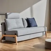 Sofa rozkładana Cubed 140 cm dąb Twist Granite Innovation