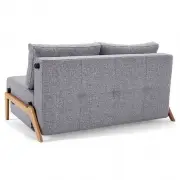 Sofa rozkładana Cubed 140 cm dąb Twist Granite Innovation